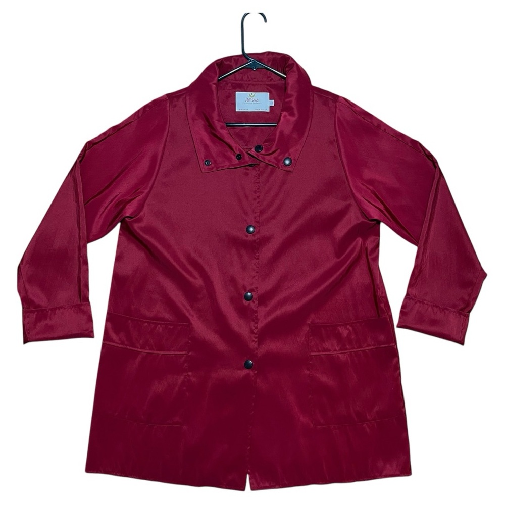 Janska Lizzy Raincoat In Red Sz L